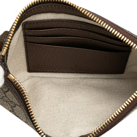 Gucci GG Supreme Blondie Waist Bag Body Brown Leather - Picture 5 of 8